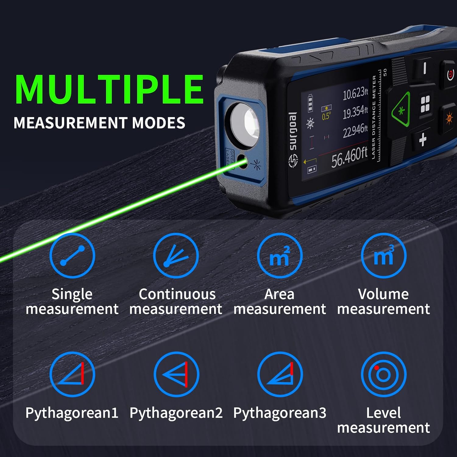 100m Green Laser Rangefinders  - Industrial Laser Tape Measure 评论和价格