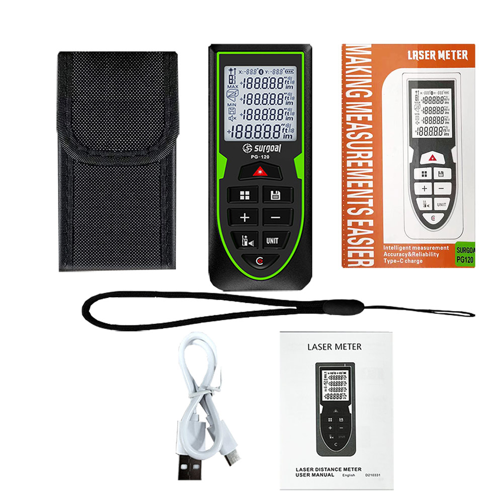 Green Laser Distance Meter 120 - Industrial Laser Tape Measure 评论和价格