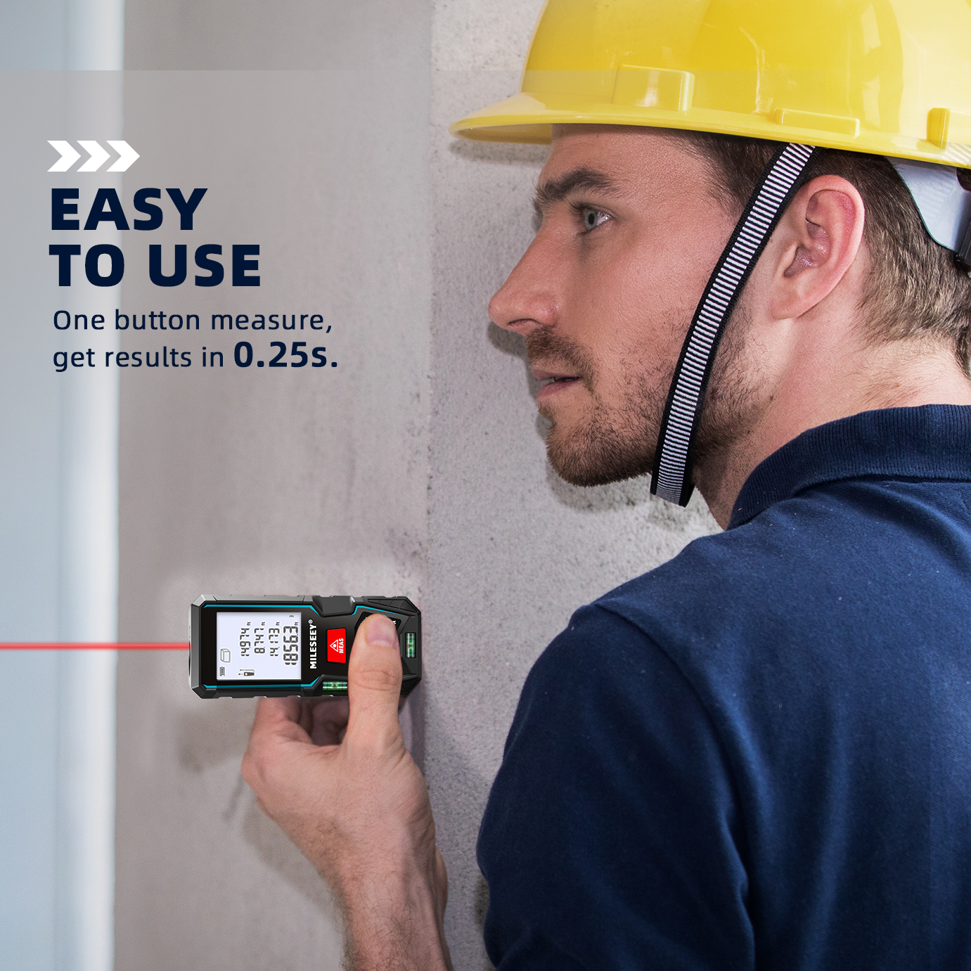 Mileseey Laser Rangefinder X5  - Industrial Laser Tape Measure 评论和价格