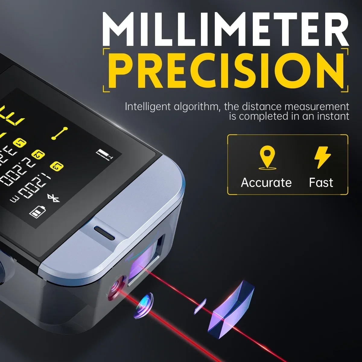FNIRSI-IR40 Smart Laser Rangef - Industrial Laser Tape Measure 评论和价格