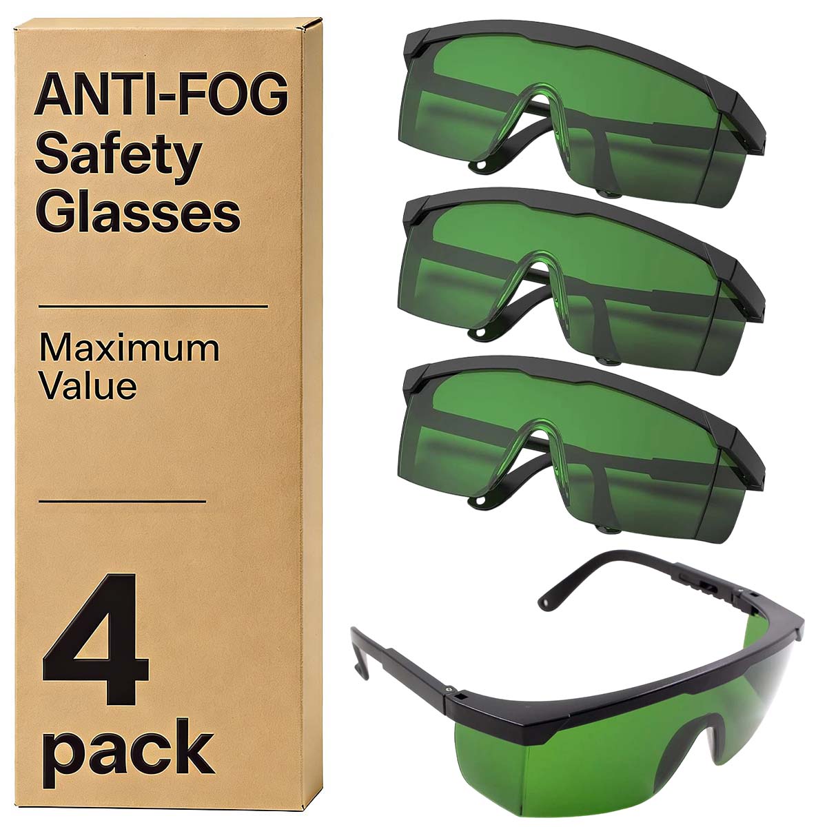 4 Pack IPL 200nm-2000nm Laser  - Laser Safety Goggles 评论和价格