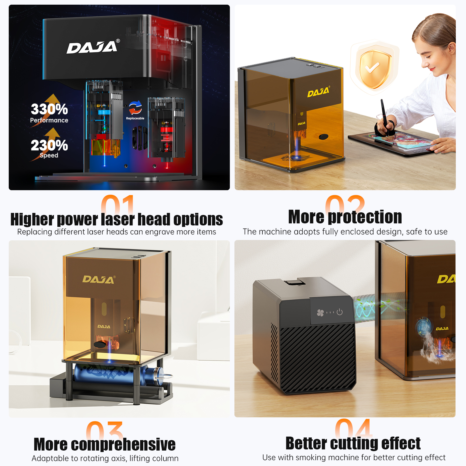 DAJA DJ6 Pro Mini Laser Engrav - Laser Engraving Software 评论和价格