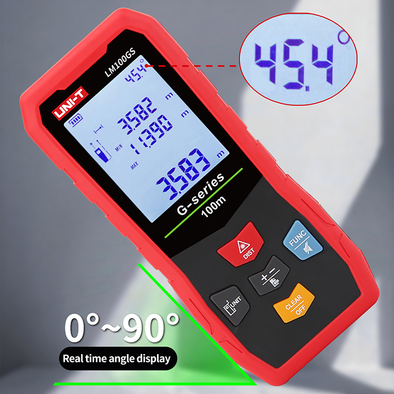 UNI-T Laser Distance Meter LM- - Industrial Laser Tape Measure 评论和价格