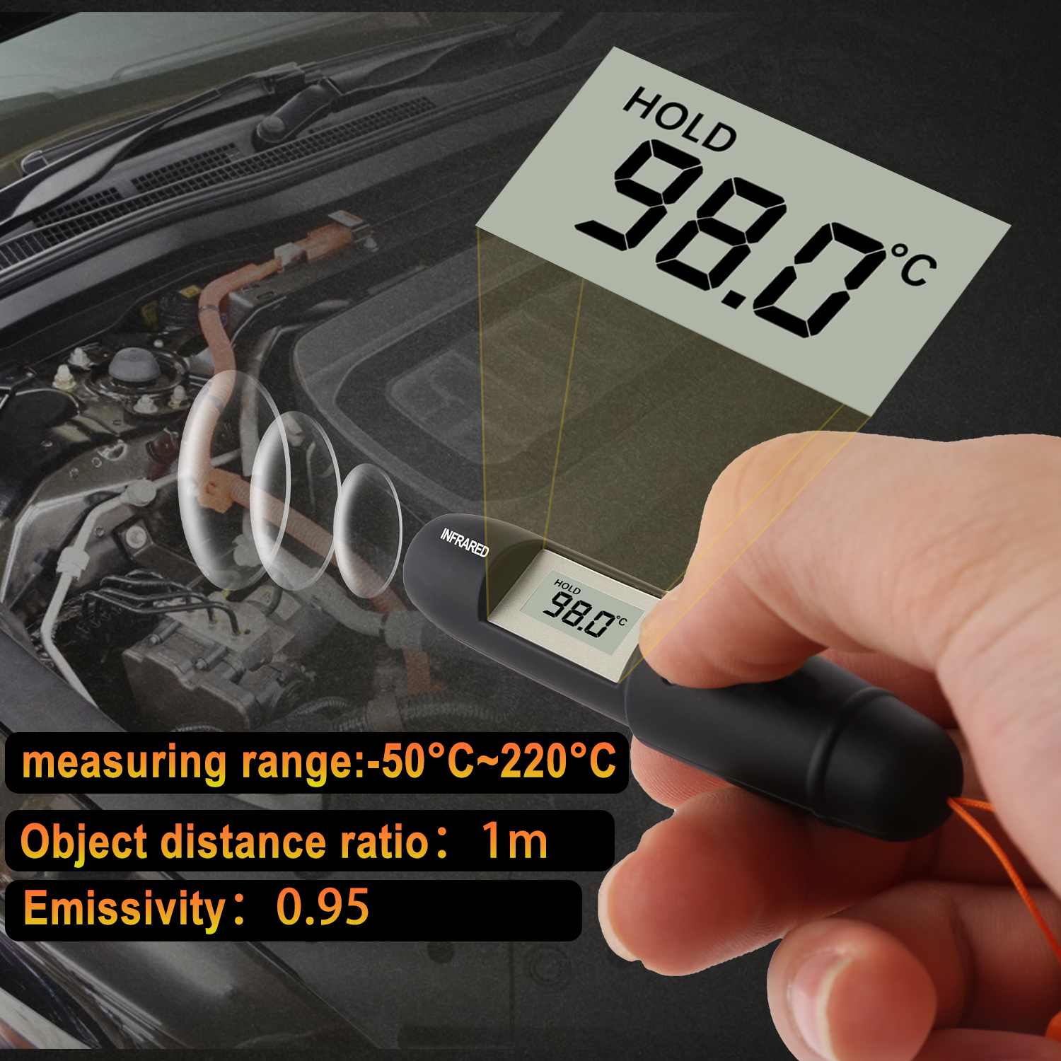 Mini Infrared Thermometer Pen  - Industrial Laser Marking 评论和价格