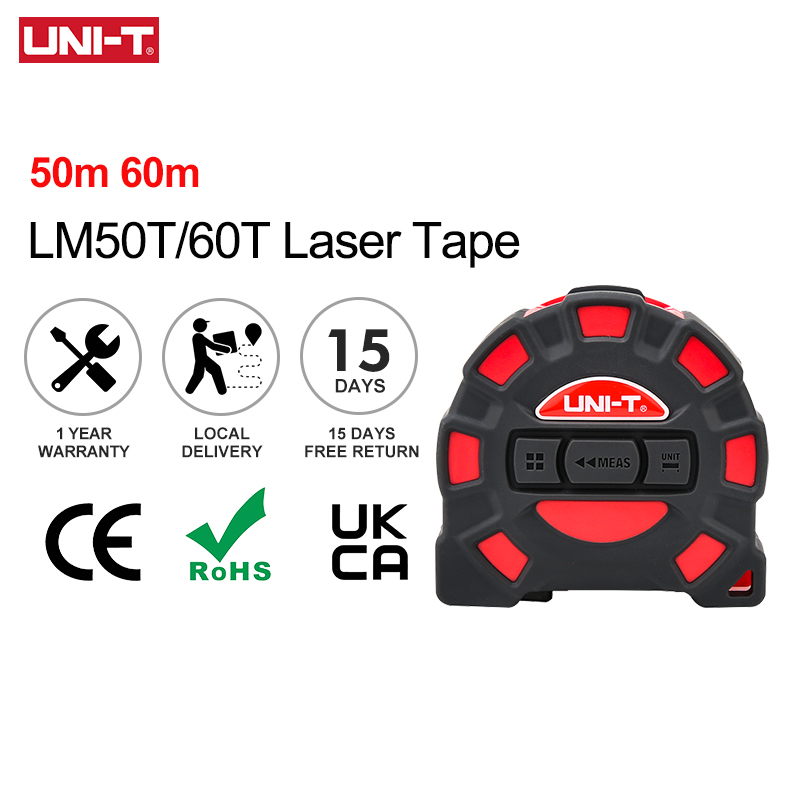 UNI-T 50M 60M Laser Tape Measu - Industrial Laser Tape Measure 评论和价格