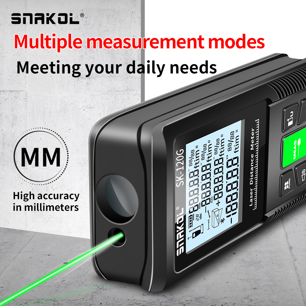 Snakol Laser Distance Meter 40 - Industrial Laser Tape Measure 评论和价格