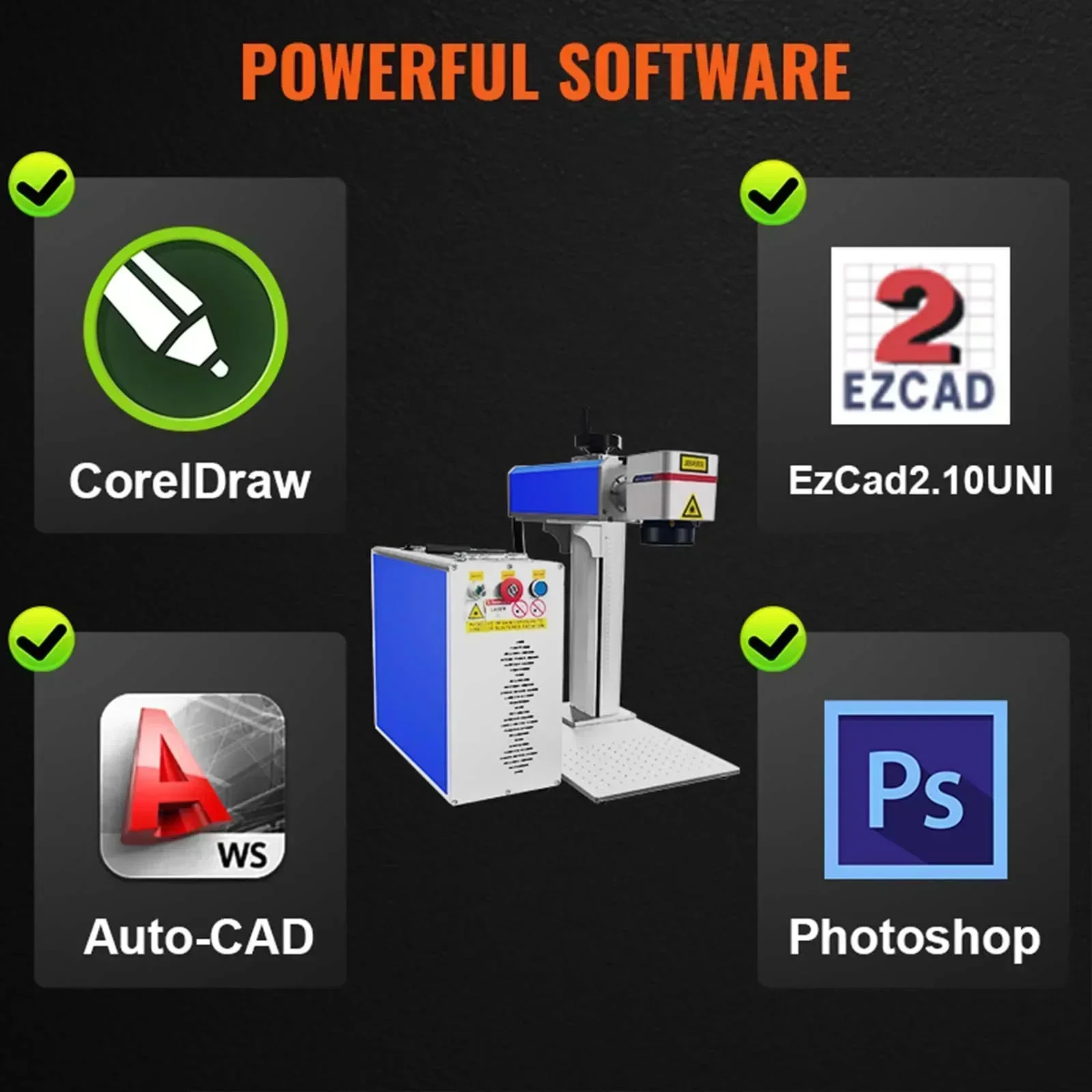 VEVOR Fiber Laser Marking Mach - Laser Engraving Software 评论和价格