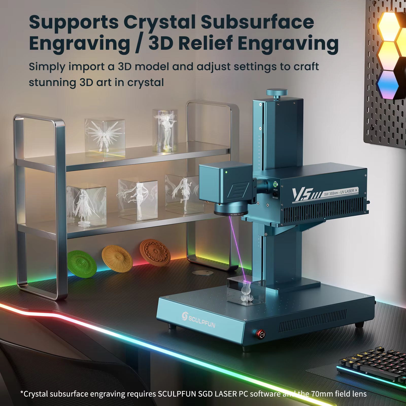 SCULPFUN V5 UV Laser Engraver  - Industrial Uv Laser 评论和价格