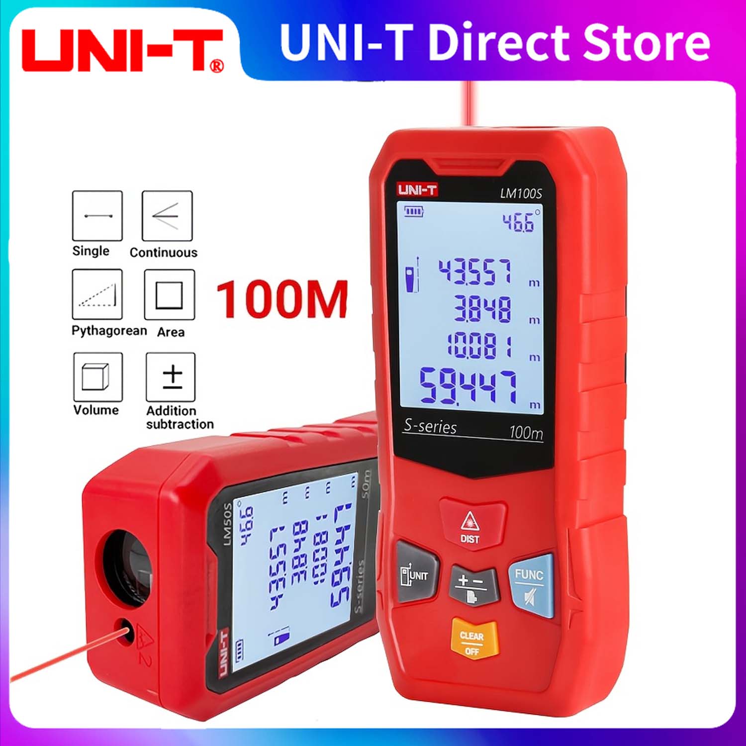 UNIT Laser Rangefinder LM40S/6 - Industrial Laser Tape Measure 评论和价格