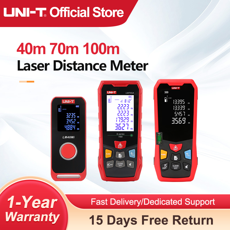 UNI-T Laser Rangefinder 40m 60 - Industrial Laser Tape Measure 评论和价格